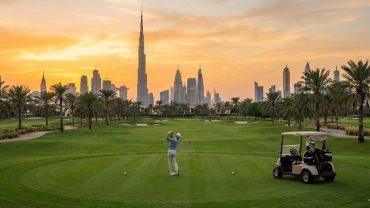 Luxury golf tourism in the UAE with world-class golf courses and premium resorts